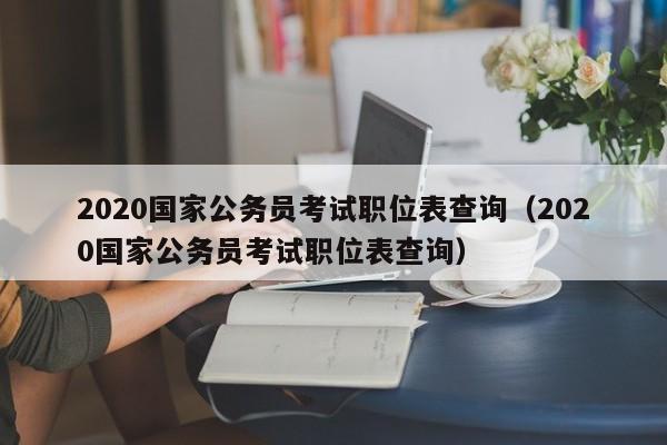 2020国家公务员考试职位表查询（2020国家公务员考试职位表查询）