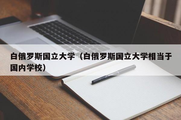 白俄罗斯国立大学（白俄罗斯国立大学相当于国内学校）