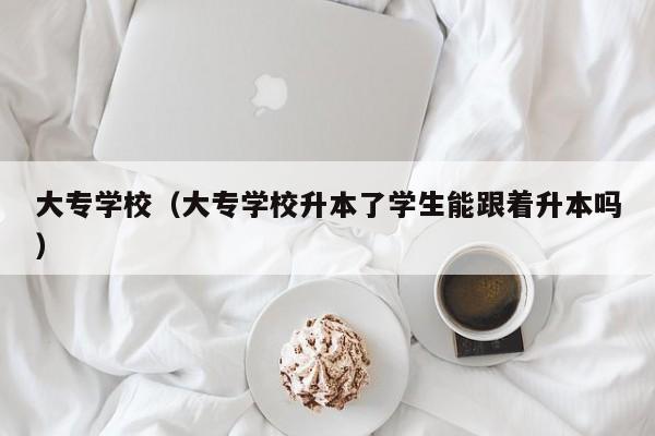 大专学校（大专学校升本了学生能跟着升本吗）