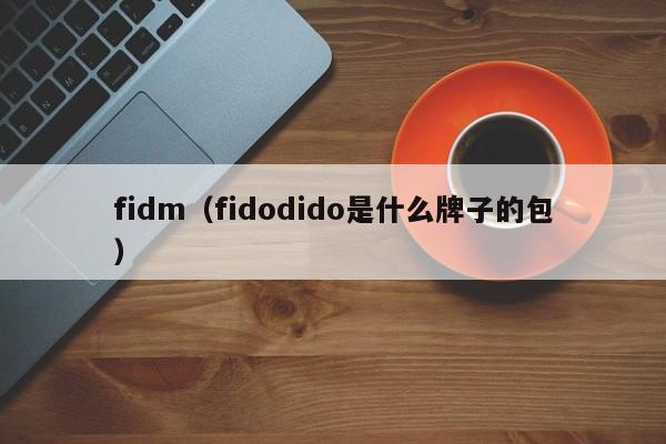 fidm（fidodido是什么牌子的包）