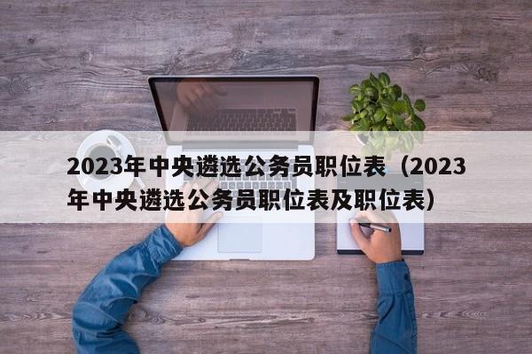 2023年中央遴选公务员职位表（2023年中央遴选公务员职位表及职位表）