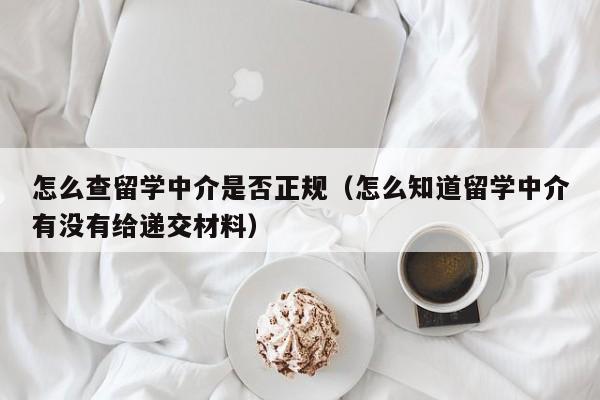 怎么查留学中介是否正规（怎么知道留学中介有没有给递交材料）